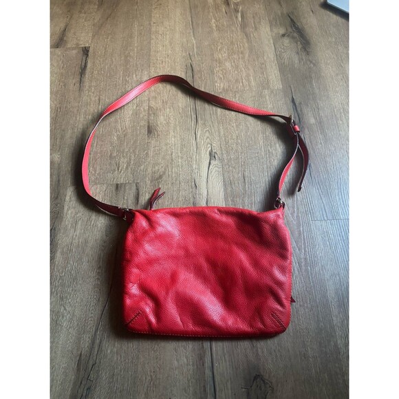 Kate Spade Designer Red Leather CrossBody Over The Shoulder Bag Purse - Picture 6 of 6